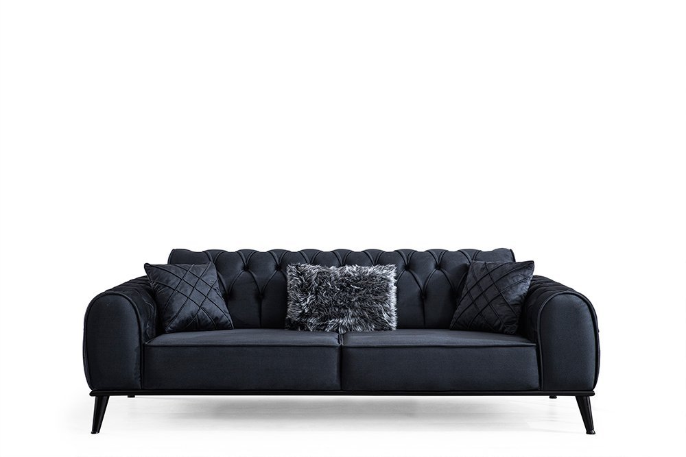 Tetra 3'lü Kapitoneli Koltuk - Görsel 4